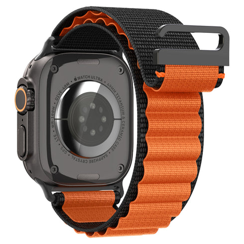 Spigen רצועת שעון WBF1 ל-Apple Watch – תואמת Ultra 3/2/1 (49mm), Series 11/10 (46mm), 9/8/7 (45mm), 6/5/4 (44mm)